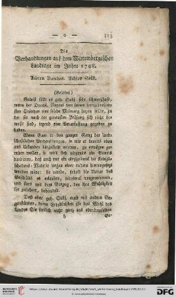 Achten Bandes Achtes Stük