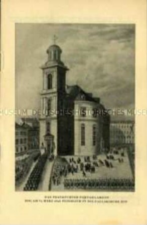 Programmheft zur 100-Jahrfeier der deutschen Nationalversammlung in Frankfurt am Main 16.-22. Mai 1948