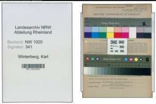 Entnazifizierung Karl Winterberg , geb. 15.06.1906 (Schlosser)