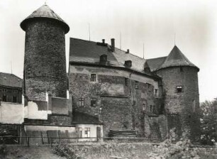 Oelsnitz im Vogtland. Schloss (12. Jh.). Gesamtansicht