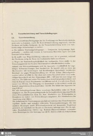 2. Versuchseinrichtung und Versuchsbedingungen