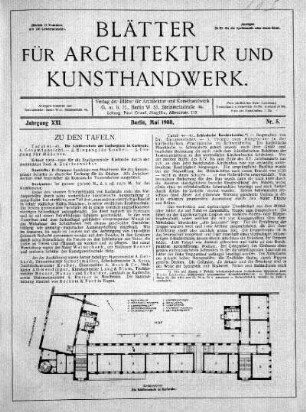 No. 5, Mai 1908