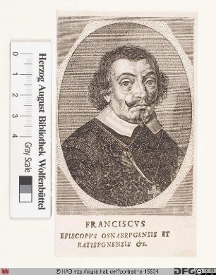 Bildnis Franz Wilhelm (Graf von Wartenberg), 1625-34 u. 1648-61 Fürstbischof von Osnabrück