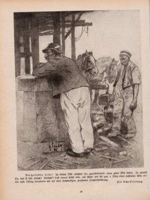 "Vielgeliebter Leser!"