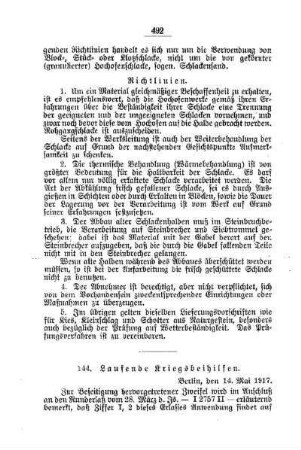 Laufende Kriegsbeihilfen : [A. Behörden und Beamte]