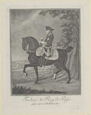 Bildnis des Frederic II de Prusse
