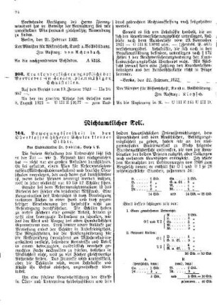 Bewegungsfreiheit in den Oberklassen höherer Schulen kleiner Städte : [Nichtamtlicher Teil]