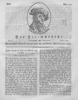 Nro. 114., Freitag, den 9. Juni 1809