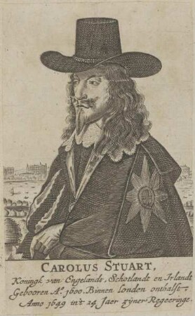 Bildnis von Carolvs Stuart, König von England