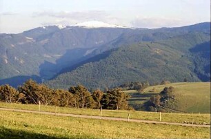 Schauinsland: Feldberg mit Schneehaube; vom Schauinsland