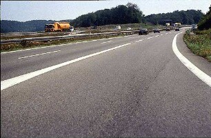 Einfahrt zur Nebenfahrbahn (Richtung München)