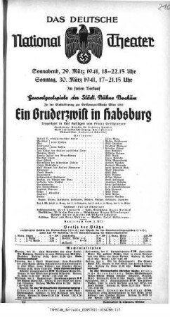 Ein Bruderzwist in Habsburg