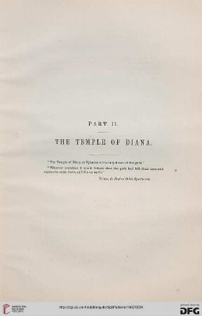 Part II: The temple of Diana