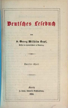 Deutsches Lesebuch : [in vier Theilen]. 2