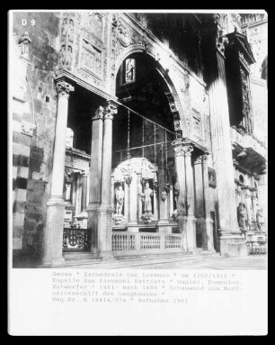 San Lorenzo — Kapelle San Giovanni Battista