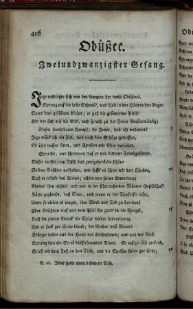 Zweiundzwanzigster Gesang