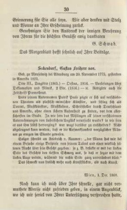 Seckendorf, Gustav Freiherr von