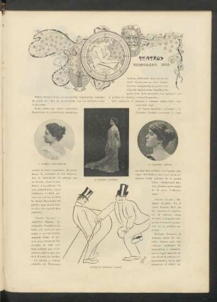 Teatros temporada 1903 : Fotografias de Adolfo García.