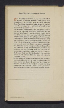 Schriftschreiben und Schriftzeichen