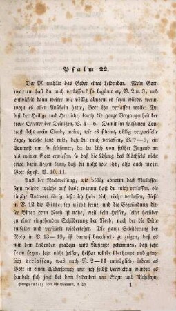 Commentar über die Psalmen, 2