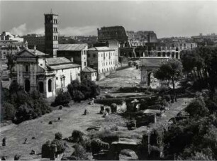 Forum Romanum, Kirche S. Maria Nova, Titusbogen und Colsseum