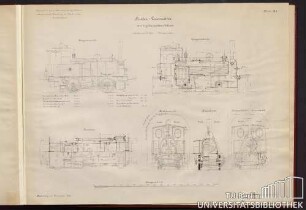 Blatt III.1. Tender-Locomotive mit 2 gekuppelten Achsen.