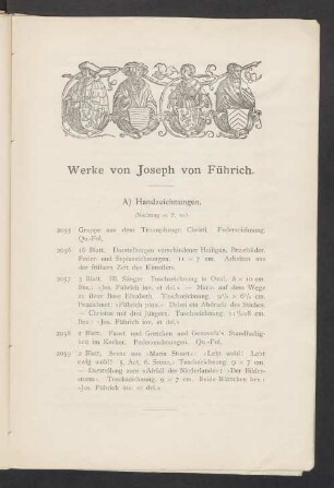 Werke von Joseph von Führich