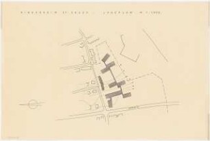Grünanlage am Kinderheim St. Josef: Lageplan 1:1000