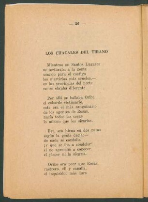 Los Chacales del Tirano