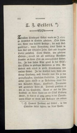 C. F. Gellert