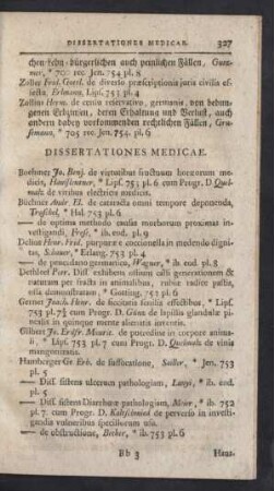 Dissertationes Medicae