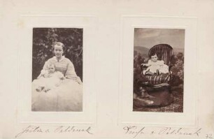 links: Julia von Seldeneck rechts: Luise von Seldeneck