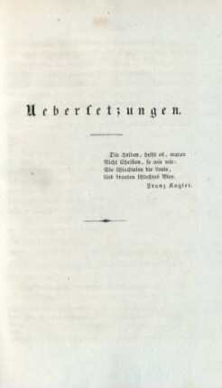 Uebersetzungen