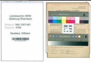 Entnazifizierung Wilhelm Muellers , geb. 06.02.1895 (Landw.Gehilfe)