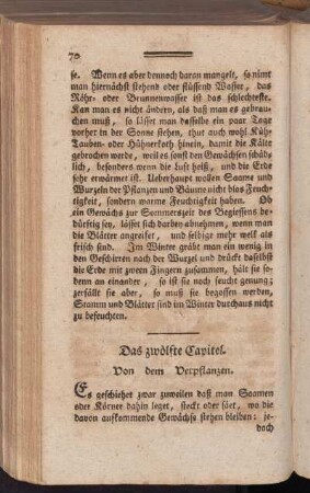 Das zölfte Capitel. Von dem Verpflanzen