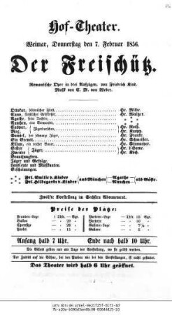 Der Freischütz