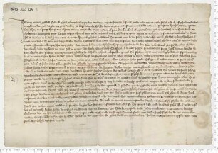 Testament der Ghese, Witwe des Albert Lubbersteden, besiegelt durch die Ratsmannen Godeke Tzerstede und Johan van Ollensen