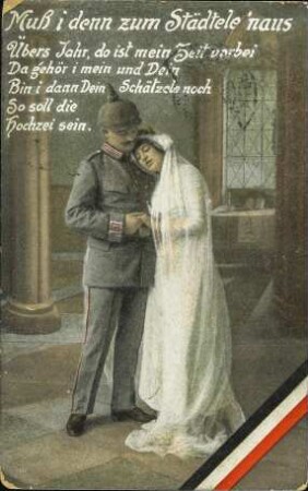 Muß i denn zum Städtele 'naus - Übers Jahr, do ist meine Zeit vorbei […]