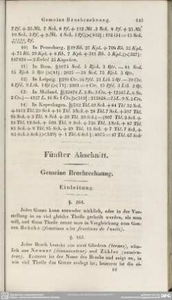 Fünfter Abschnitt. Gemeine Bruchrechnung
