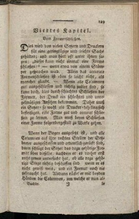 Viertes Kapitel . Vom Formenschließen