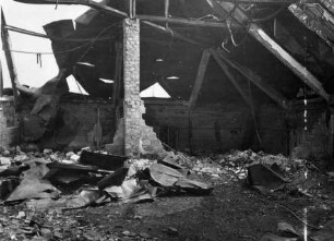 Grassimuseum, zerstörte Fotoabteilung des Instituts für Länderkunde