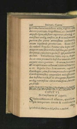 Caput VI. De Consiliariis & Legatis.