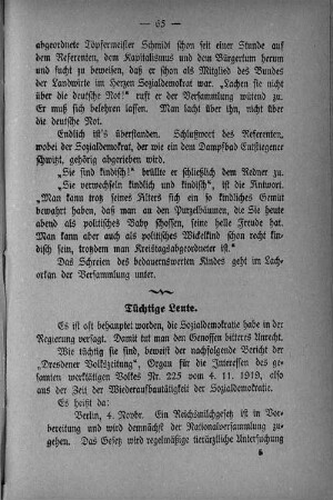 Tüchtige Leute.