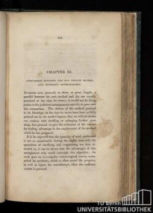Chapter XI. Comparison between the old French method and Dutrone's improvements