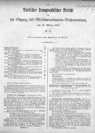No. 12, 25. März 1897