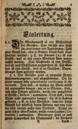 Rechenkunst sowohl mit Ziffern, als Buchstaben : samt einem Anhang, wie die lateinischen arithmetischen Wörter deutsch zu geben