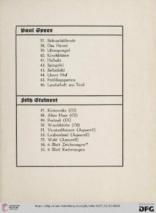 Fritz Steinert (Nr. 47-55)