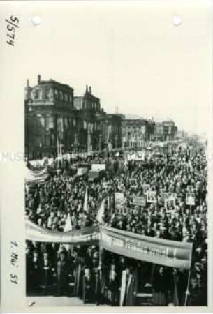 Berliner Maidemonstration 1951