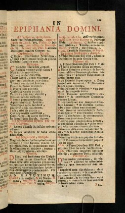 169-184, Ad Matutinum...