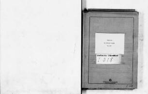 Notizbuch des Hofrates Gesser